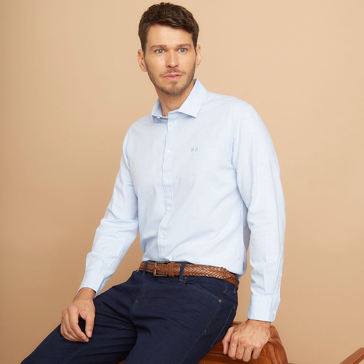 LA MARTINA - Camisa Sport Manga Larga Slim Fit Hombre La Martina