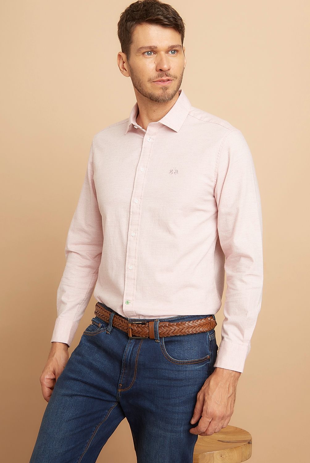 LA MARTINA - Camisa Sport Manga Larga Slim Fit Hombre La Martina
