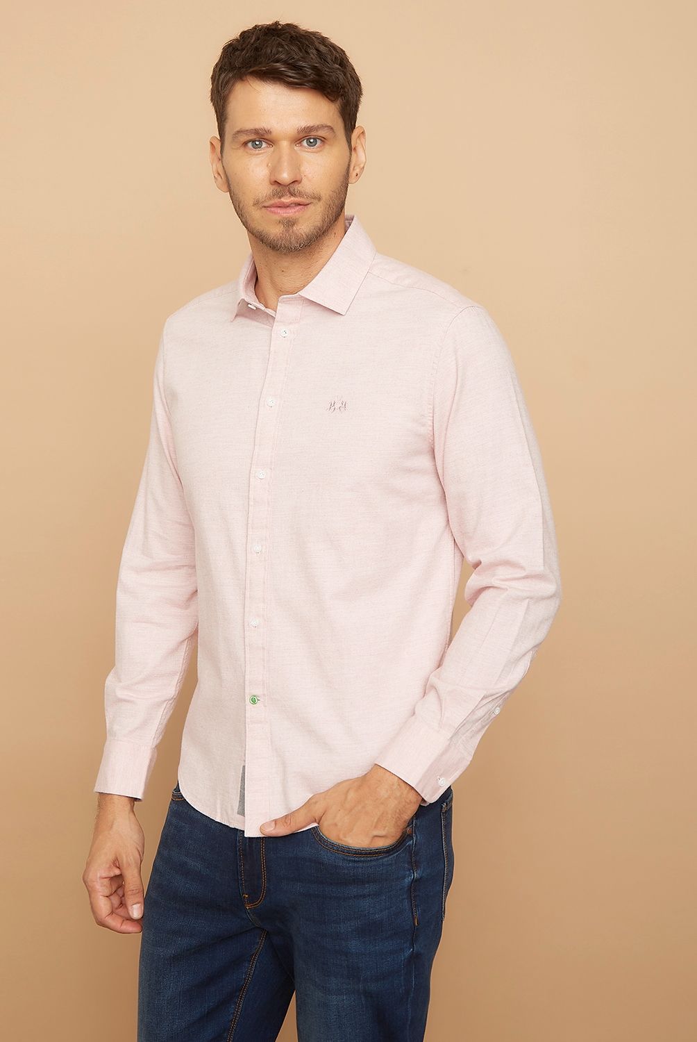 LA MARTINA - Camisa Sport Manga Larga Slim Fit Hombre La Martina