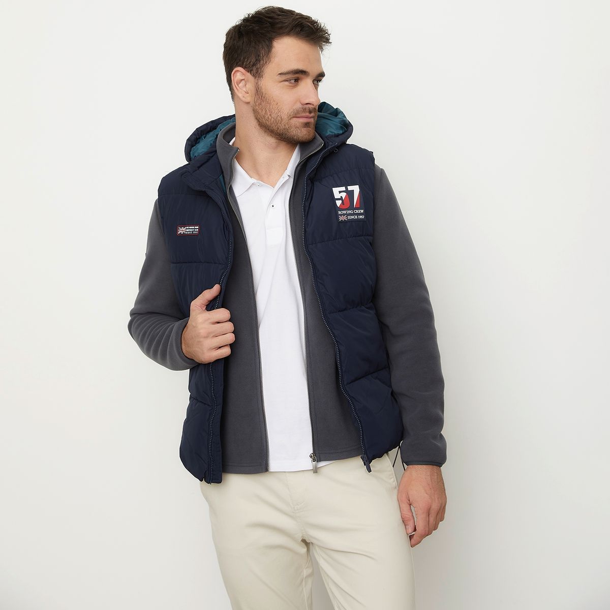 UNIVERSITY CLUB - Parka Sin Mangas  Hombre University Club