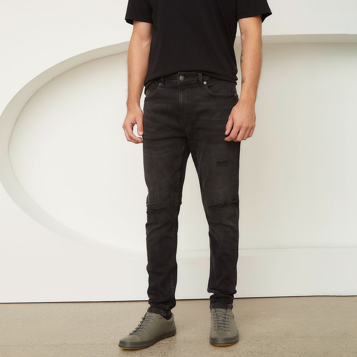 BASEMENT - Jeans Skinny Fit Hombre Basement