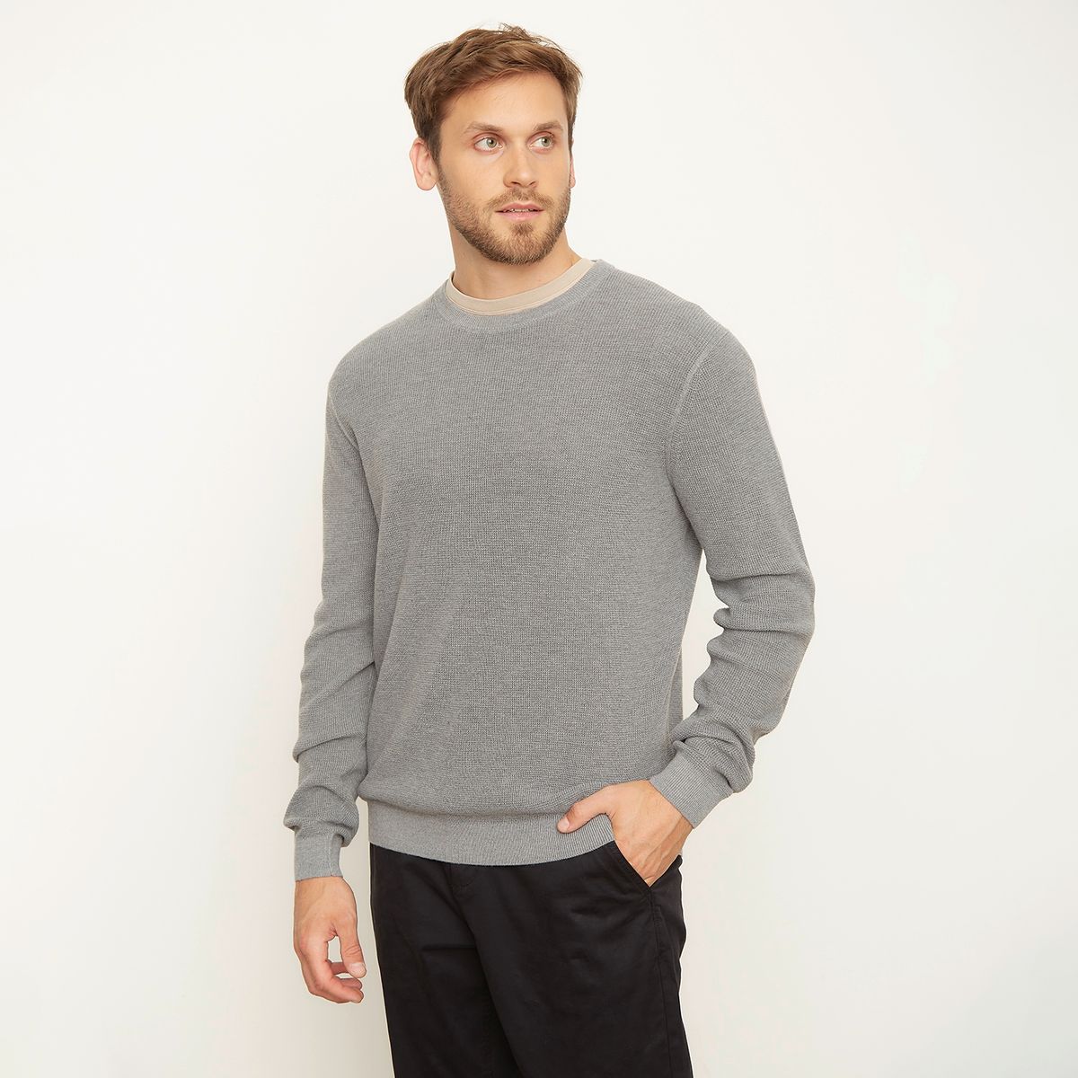 BASEMENT - Sweater Chaleco Hombre Basement