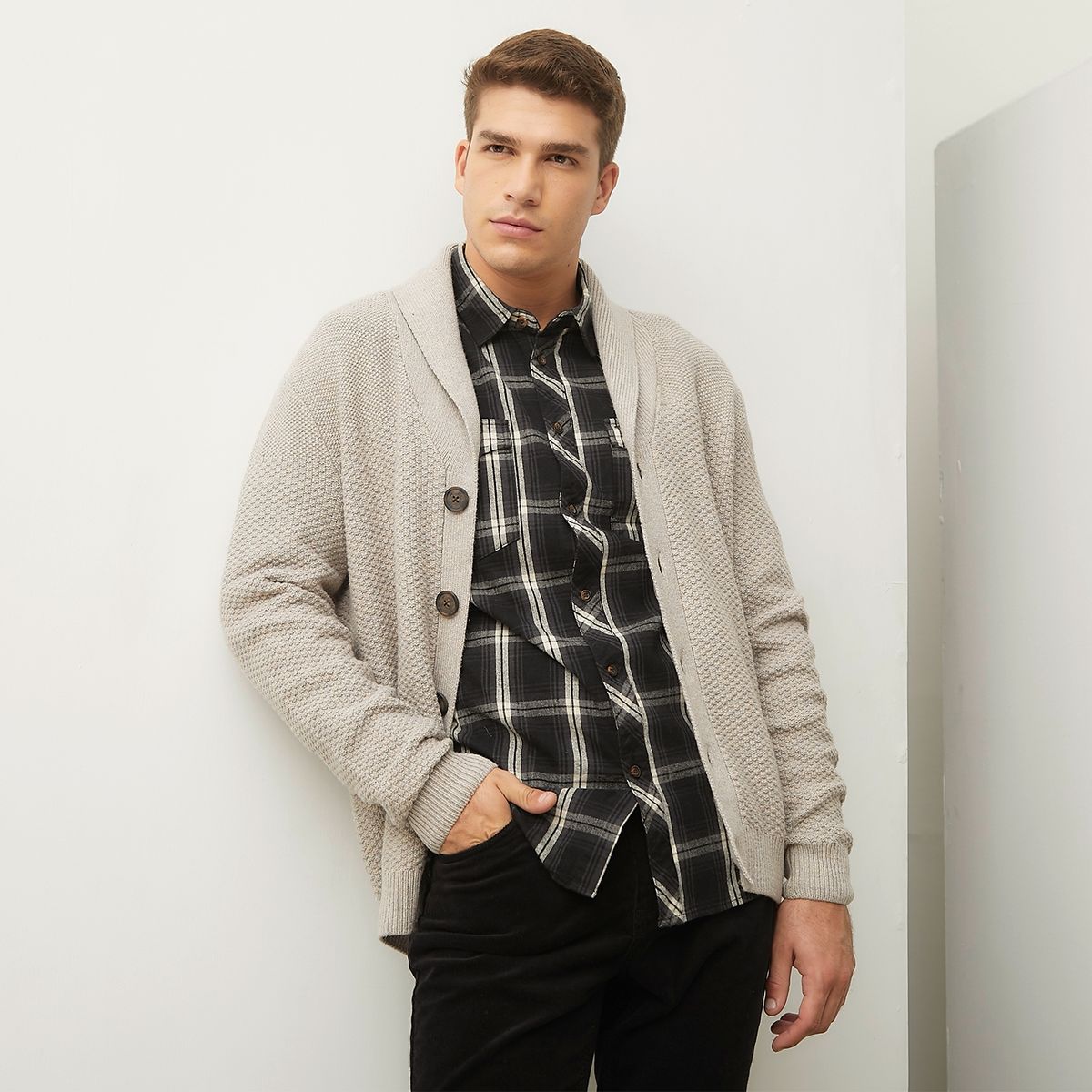 BASEMENT - Sweater Chaleco Hombre Basement