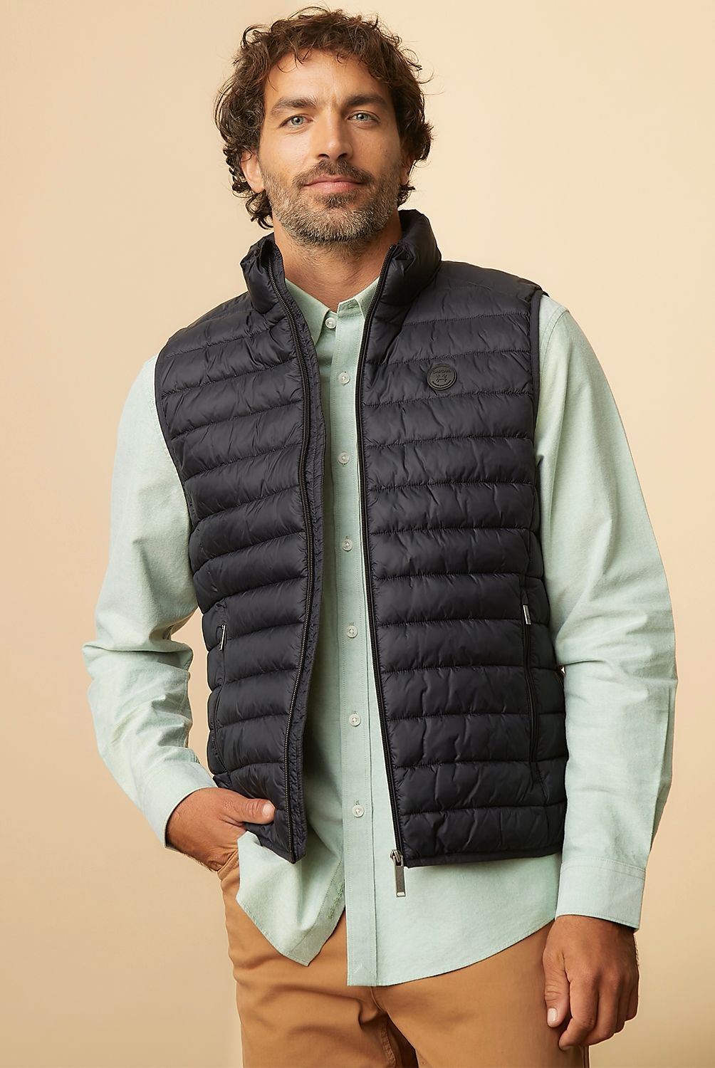 CASCAIS - Parka Sin Mangas Recto Hombre Cascais