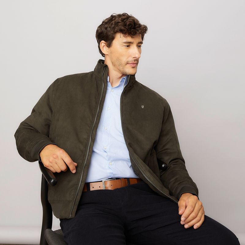 CHRISTIAN LACROIX - Chaqueta Sport Gamuza Manga Larga Hombre Christian Lacroix