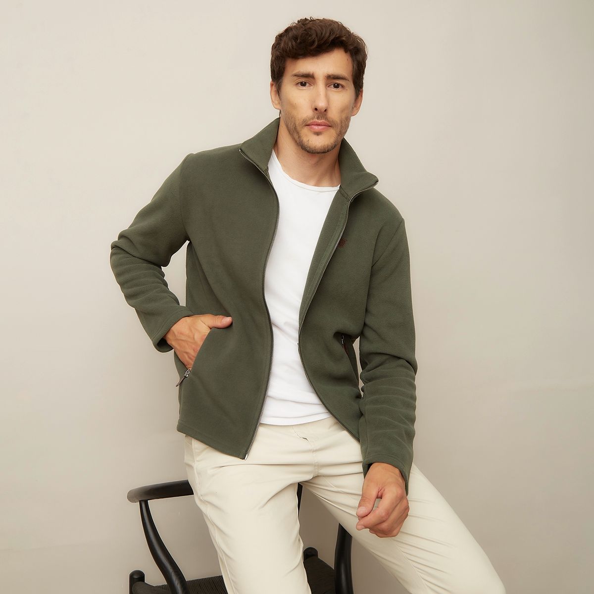 CHRISTIAN LACROIX - Polerón Polar Recto Hombre Christian Lacroix