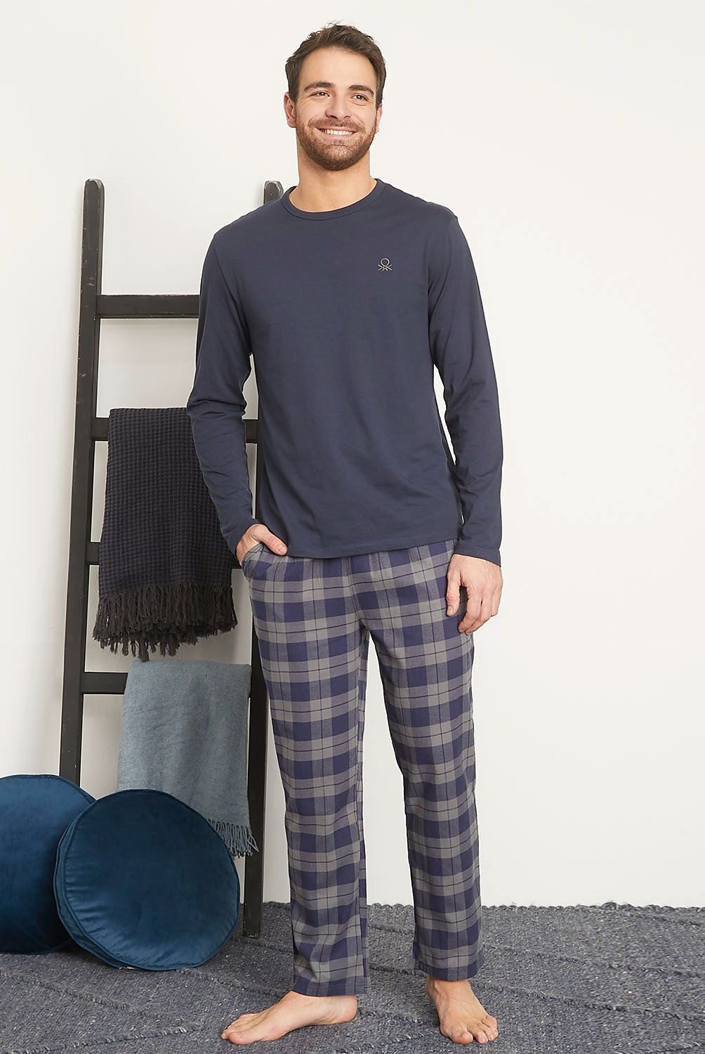 BENETTON - Pijama Algodón Hombre Benetton