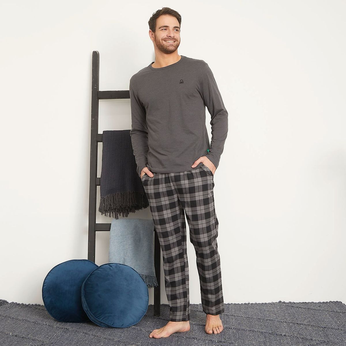 BENETTON - Pijama Algodón Hombre Benetton