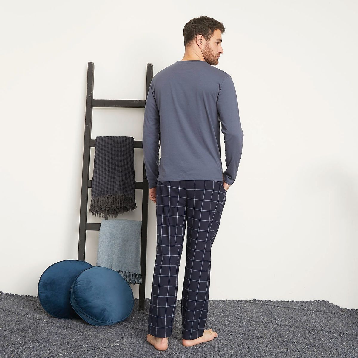 BENETTON - Pijama Largo Algodón Hombre Benetton