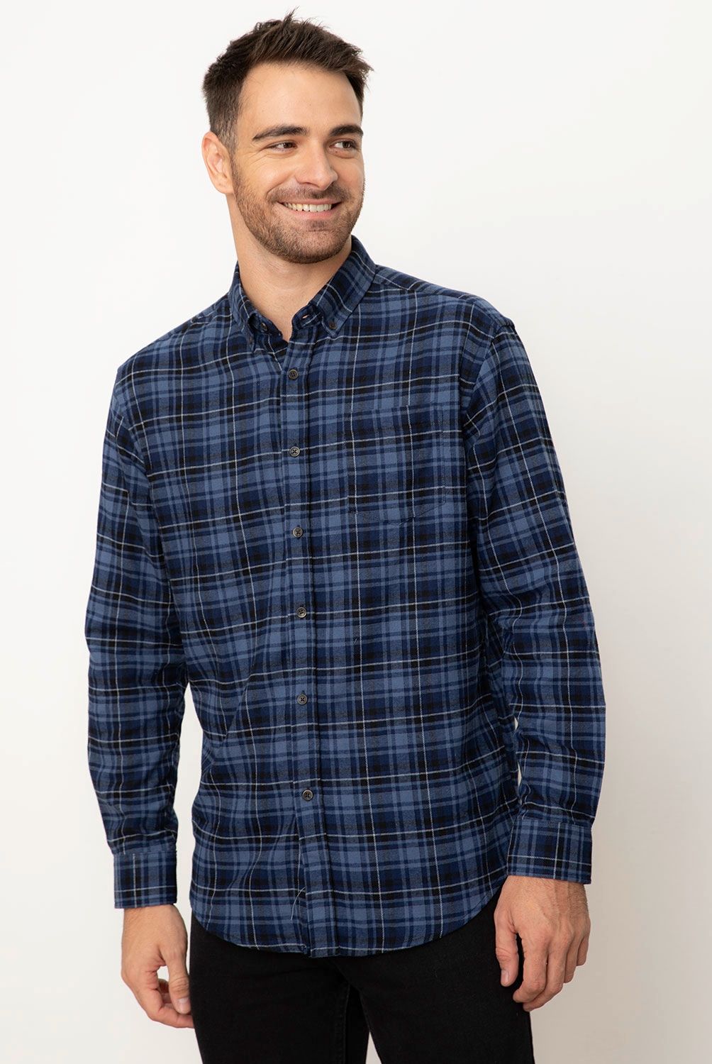 NEWPORT - Camisa Sport Manga Larga Hombre Newport