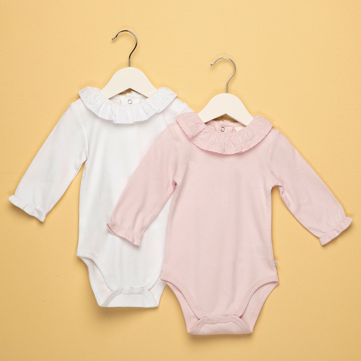 CONIGLIO - Body Bebé Niña Pack De 2 Unidades Algodón Coniglio