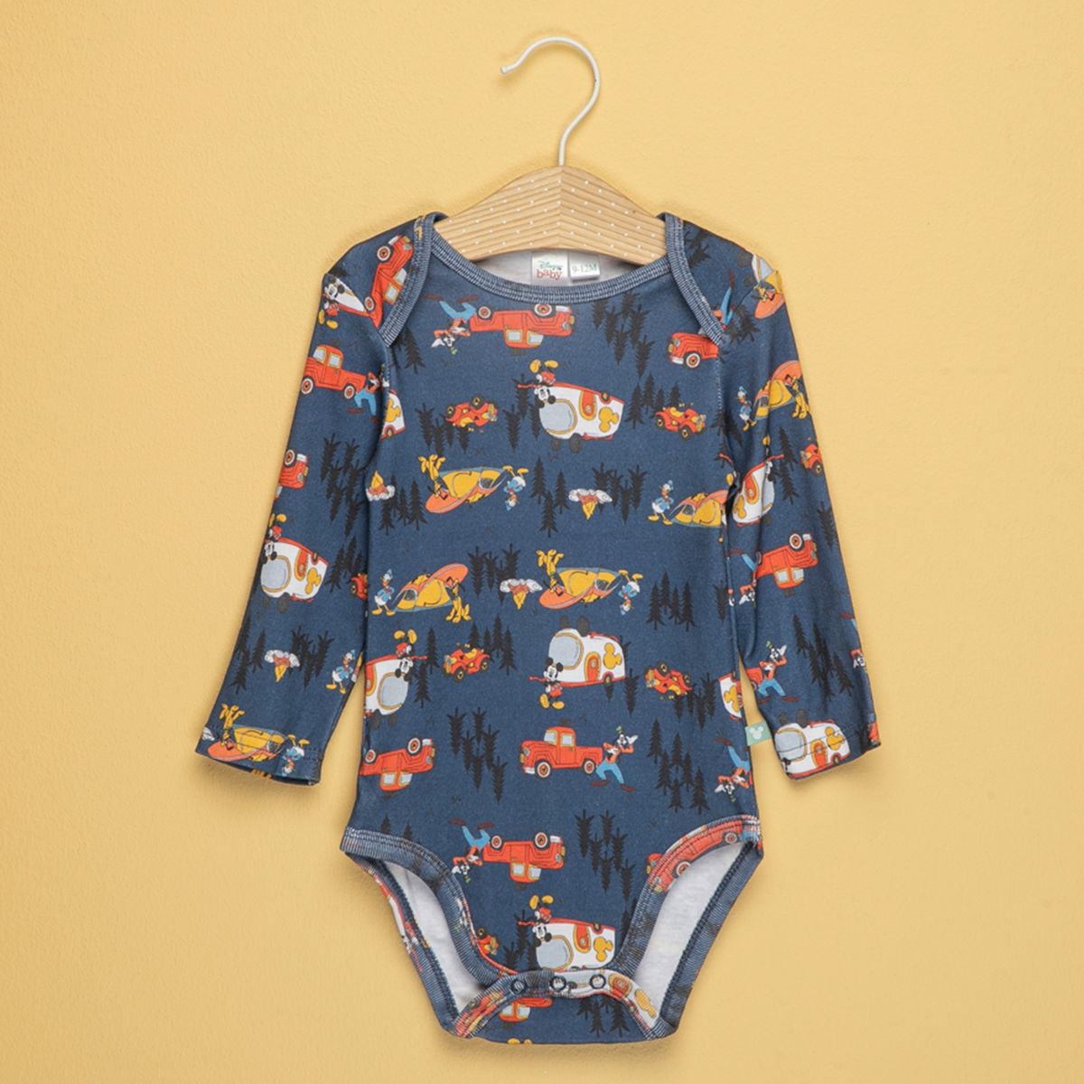 STD CHARACTERS - Body Bebé Niño Pack De 2 Unidades Algodón Mickey Std Characters