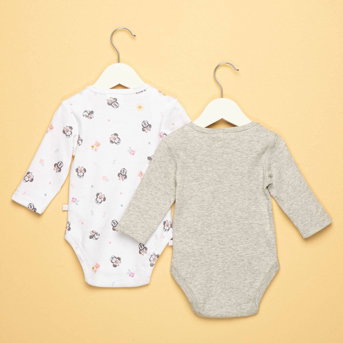 MINNIE - Body Bebé Niña Pack De 2 Unidades Algodón Minnie