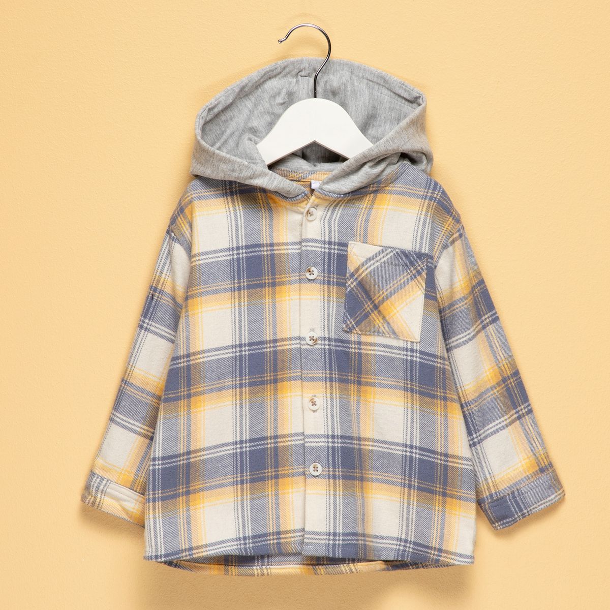 YAMP - Camisa Bebé Niño Algodón Con Gorro Yamp