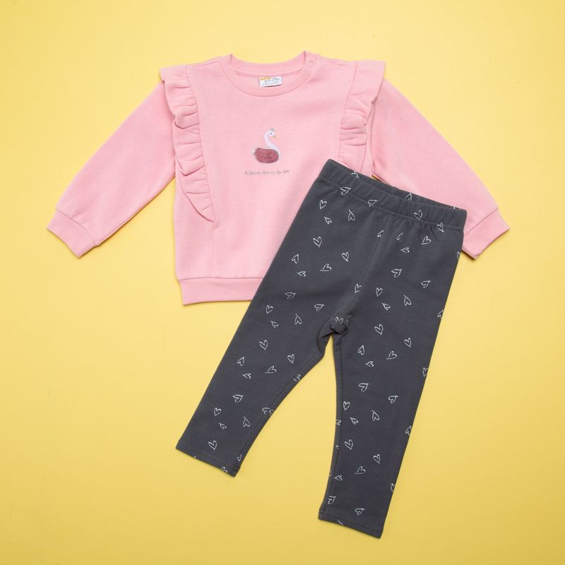 YAMP - Conjunto Bebé Niña 2 Piezas Algodón Yamp