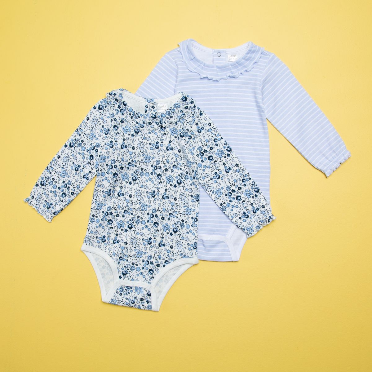 YAMP - Body Bebé Niña Pack De 2 Unidades Algodón Yamp