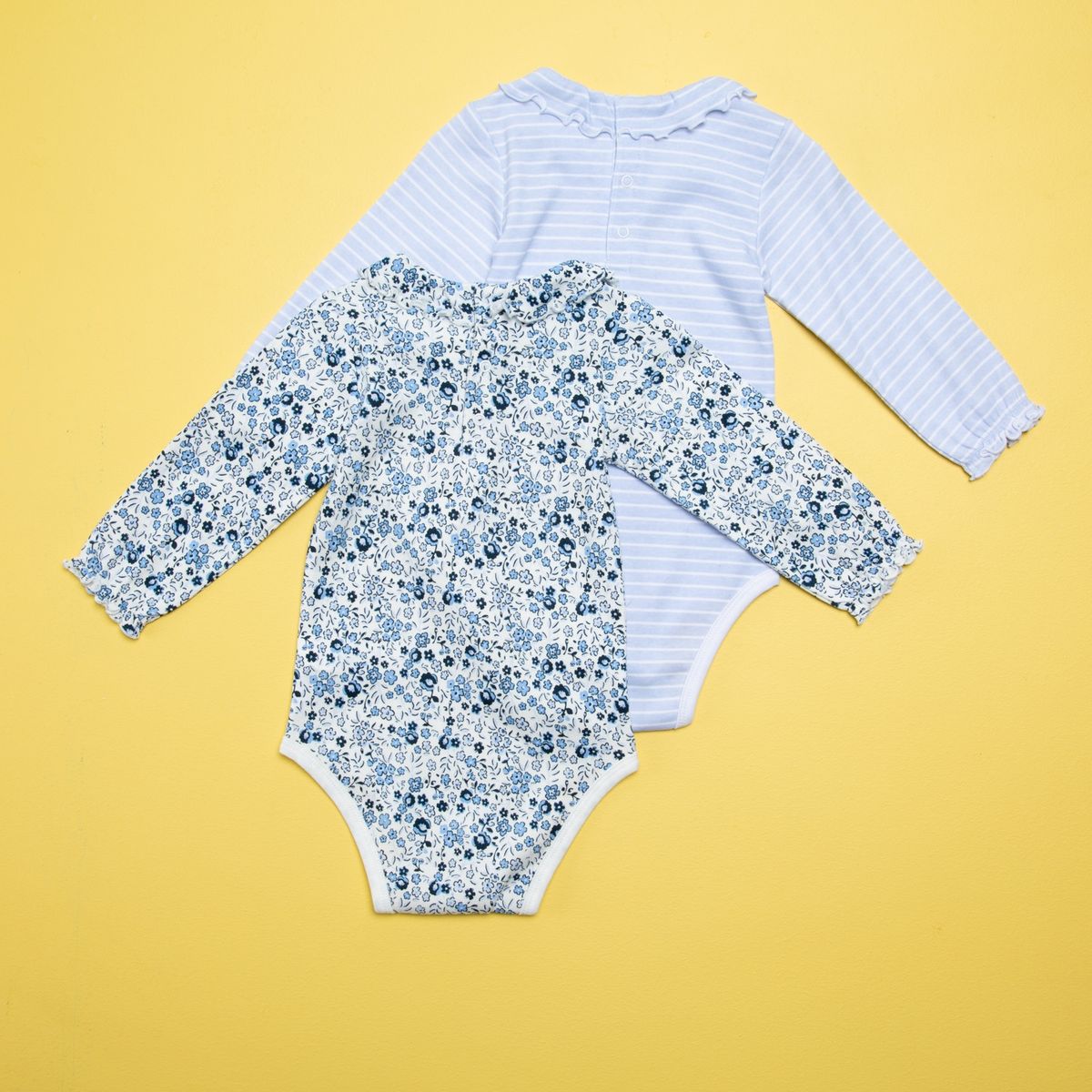 YAMP - Body Bebé Niña Pack De 2 Unidades Algodón Yamp