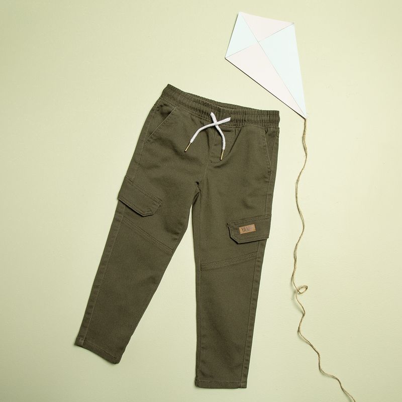 YAMP - Pantalón Niño Algodón Cintura Elásticada Yamp