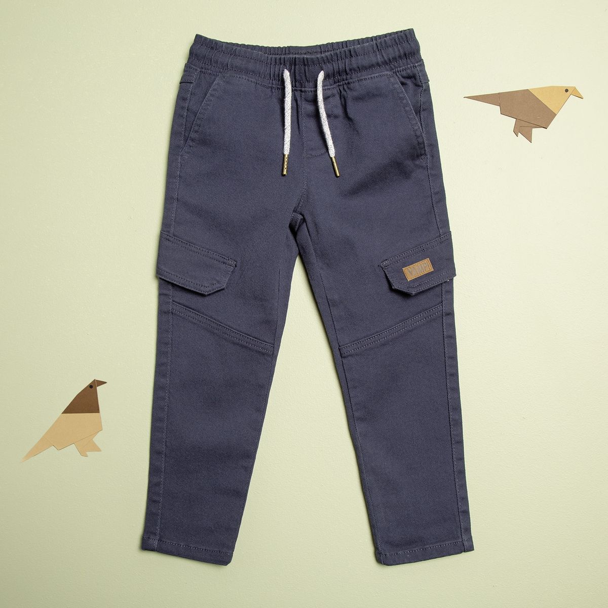 YAMP - Pantalón Niño Algodón Cintura Elásticada Yamp