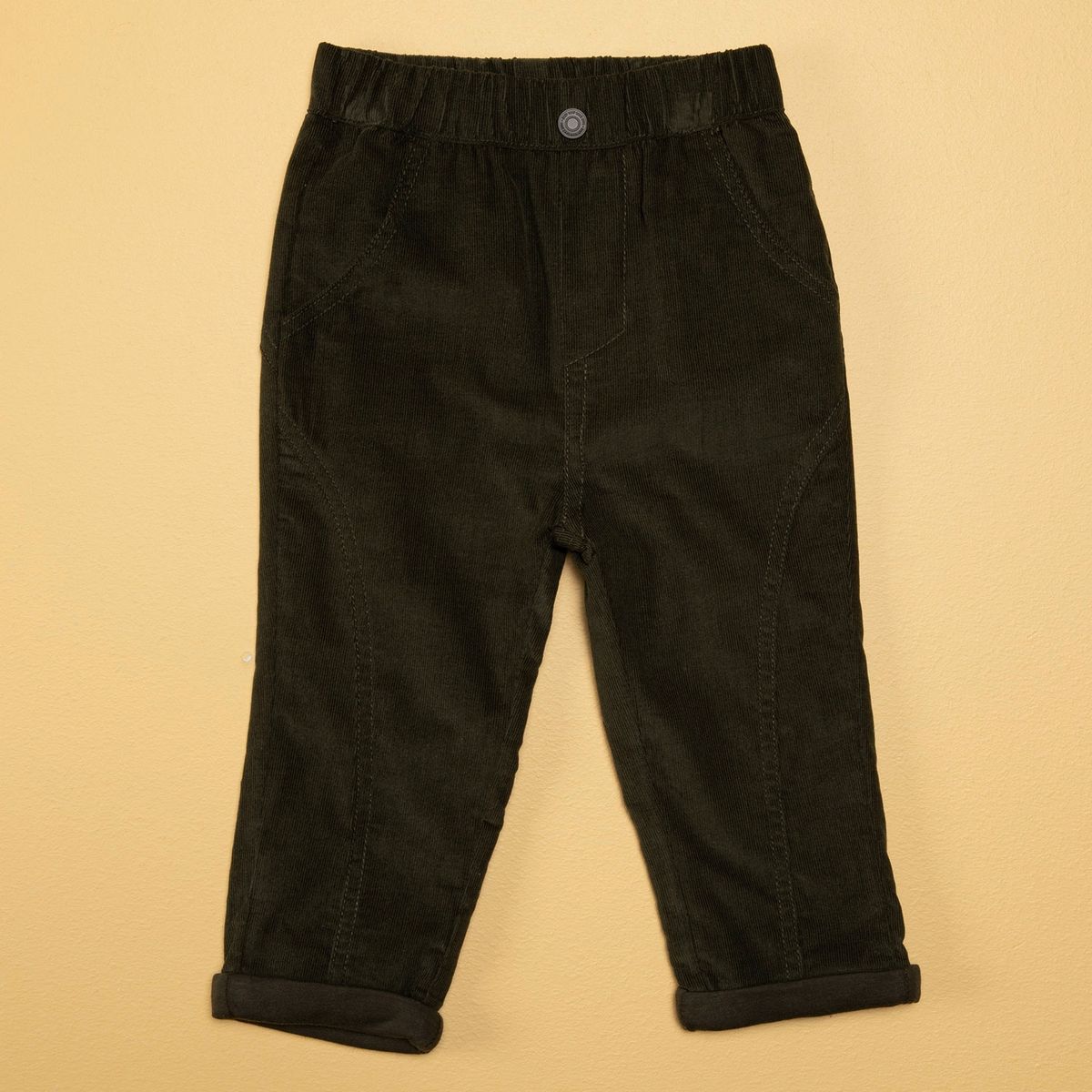 YAMP - Pantalón Bebé Niño Cotelé Cintura Elásticada Yamp