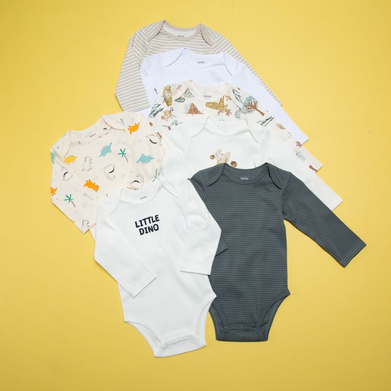 YAMP - Body Bebé Niño Pack De 7 Unidades Algodón Yamp