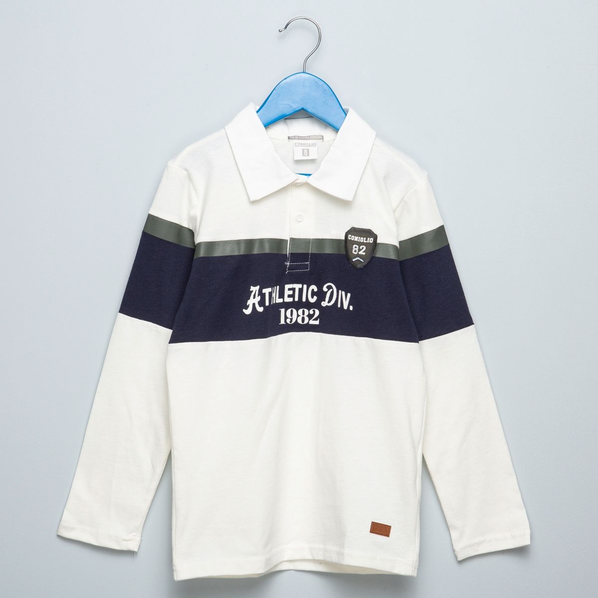 CONIGLIO - Polera Con Cuello Niño Algodón Coniglio