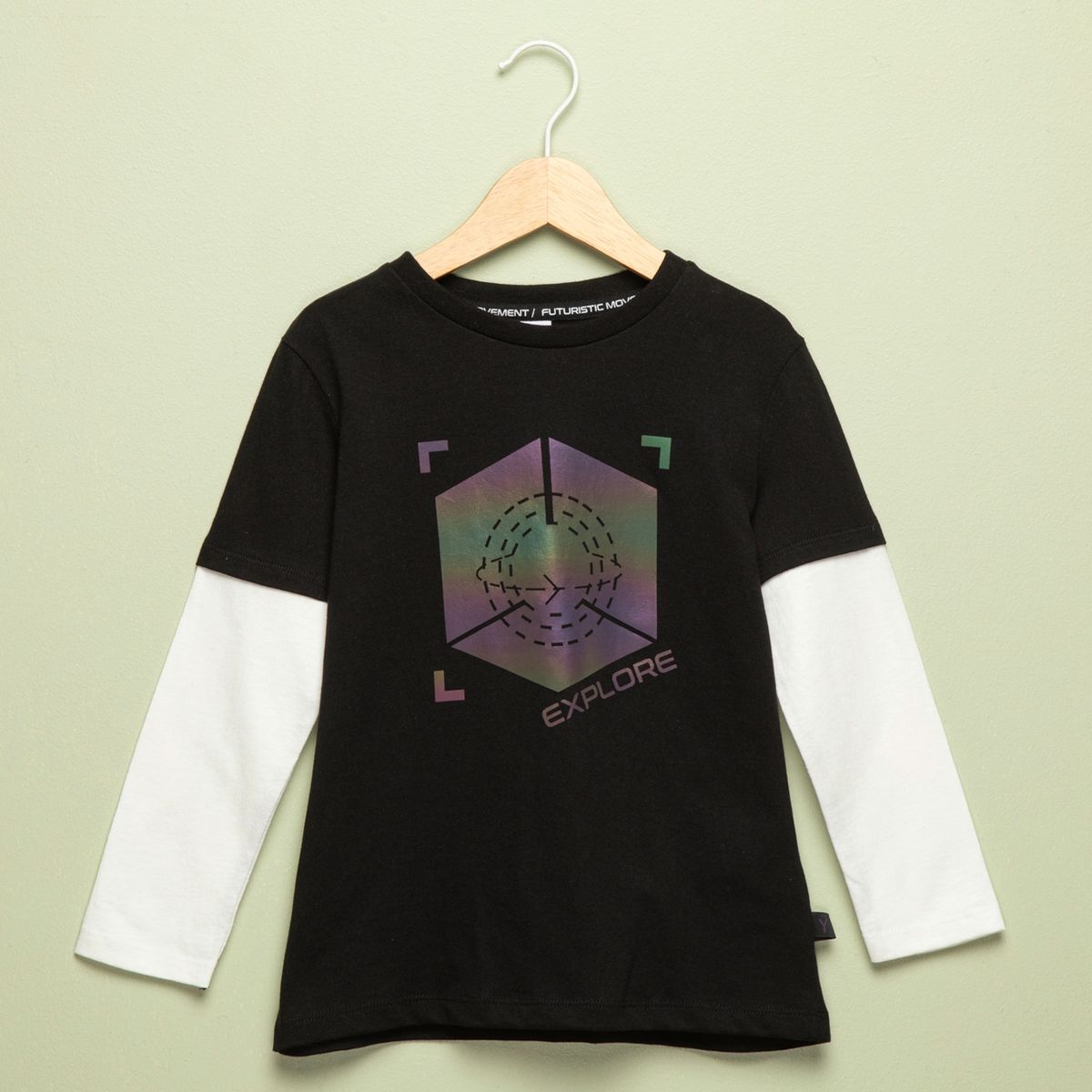 YAMP - Polera Niño Algodón Doble Manga Yamp