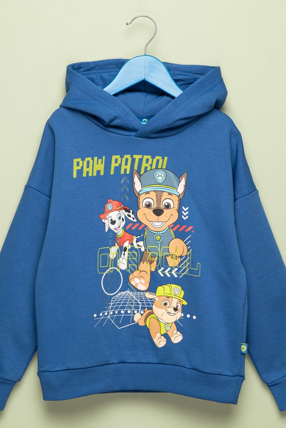 PAW PATROL - Polerón Niño Algodón Con Gorro Paw Patrol