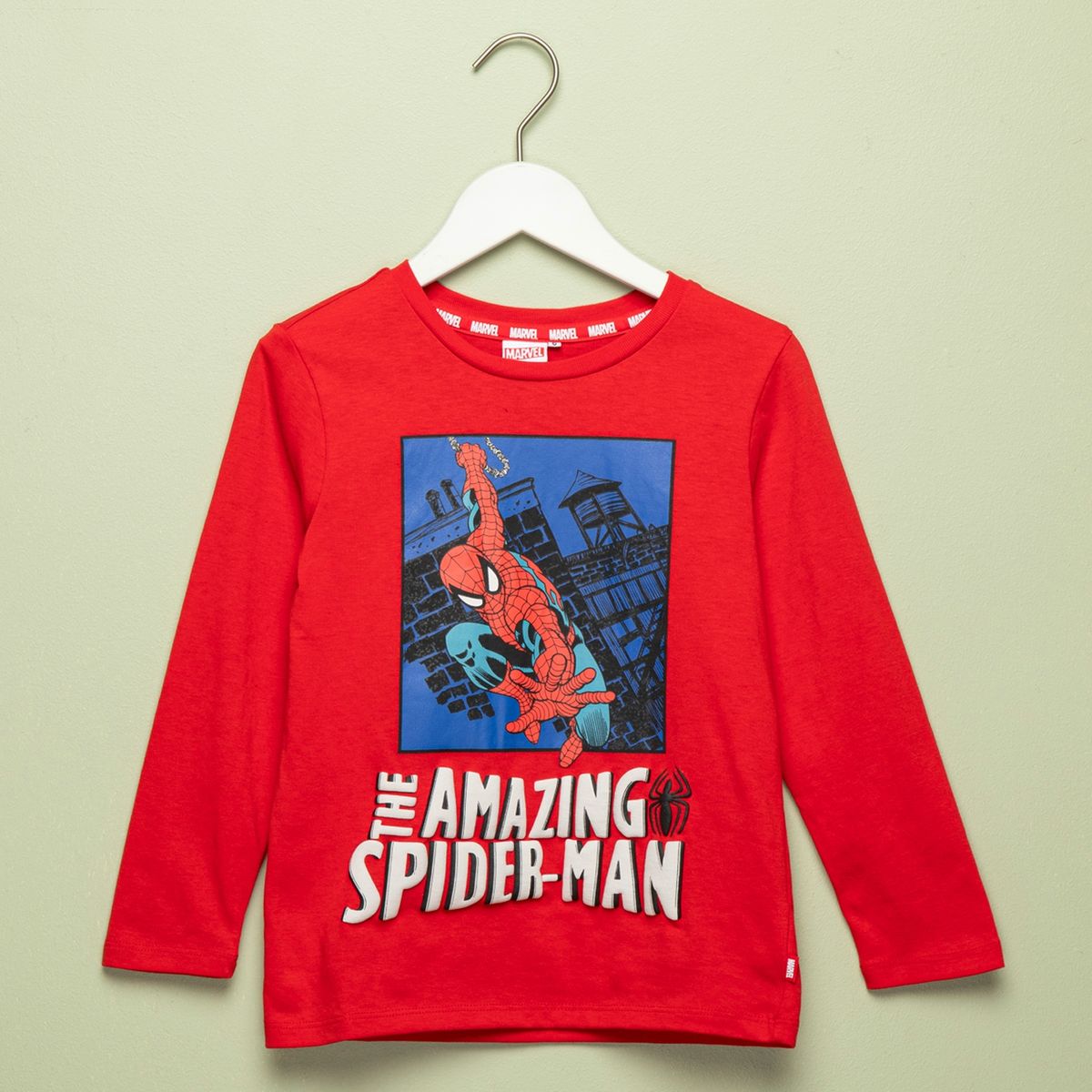 MARVEL - Polera Niño Algodón Spider-Man