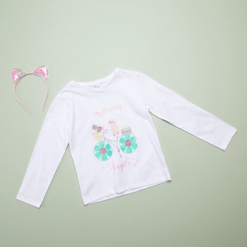 YAMP - Polera Con Accesorio Niña Algodón Yamp