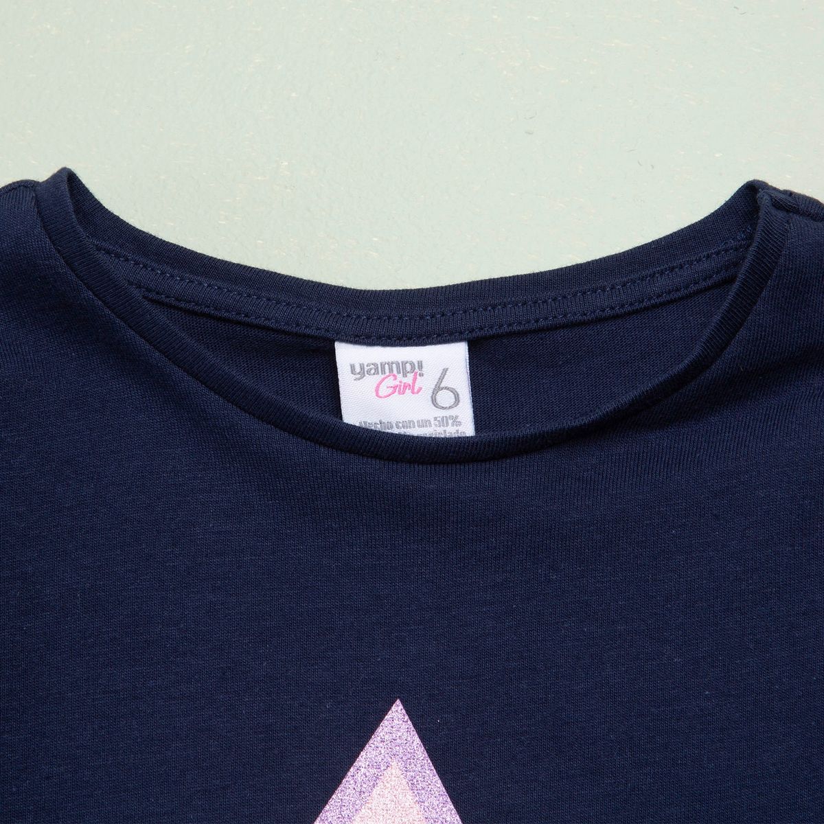 YAMP - Polera Con Accesorio Niña Algodón Yamp