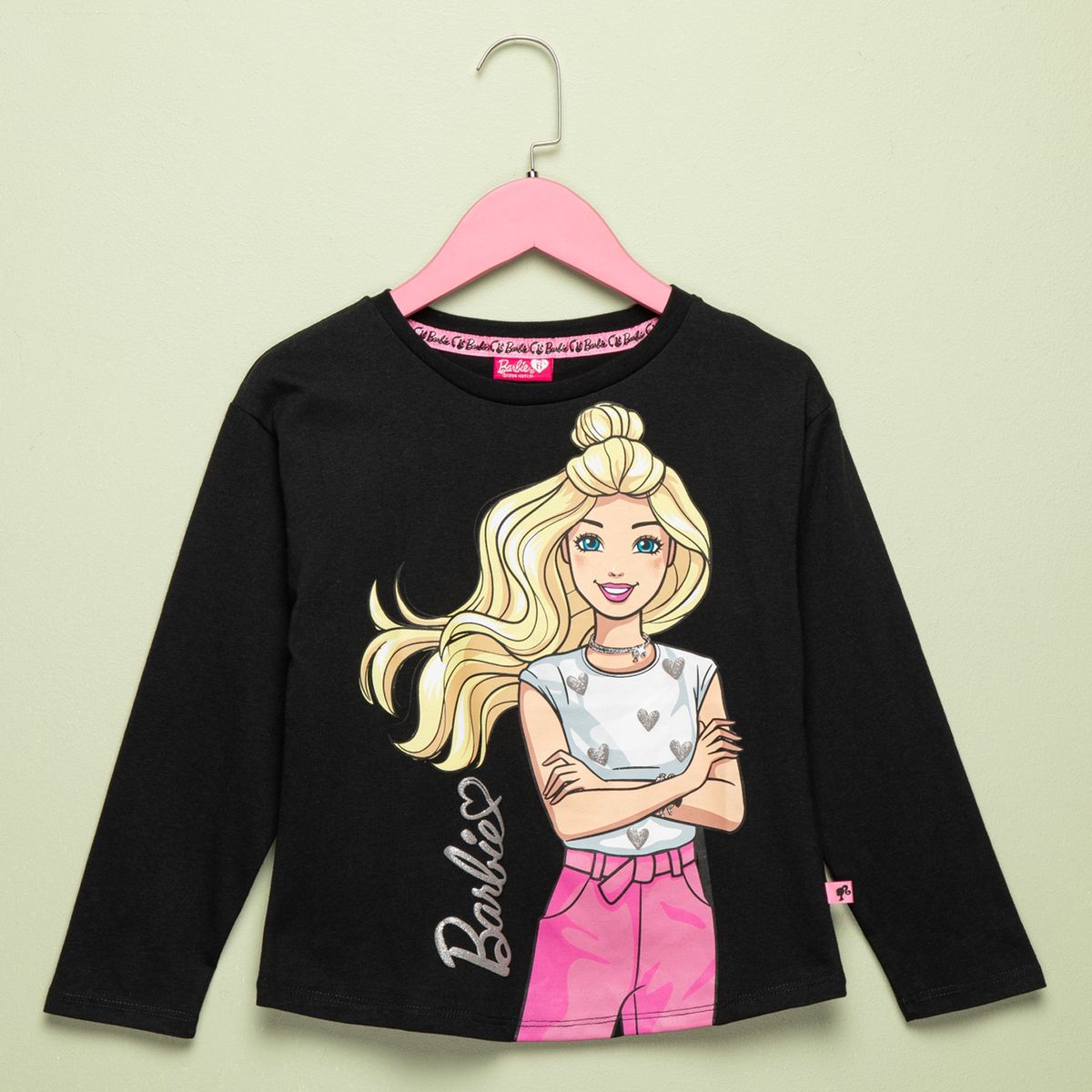 BARBIE - Polera Niña Algodón Barbie