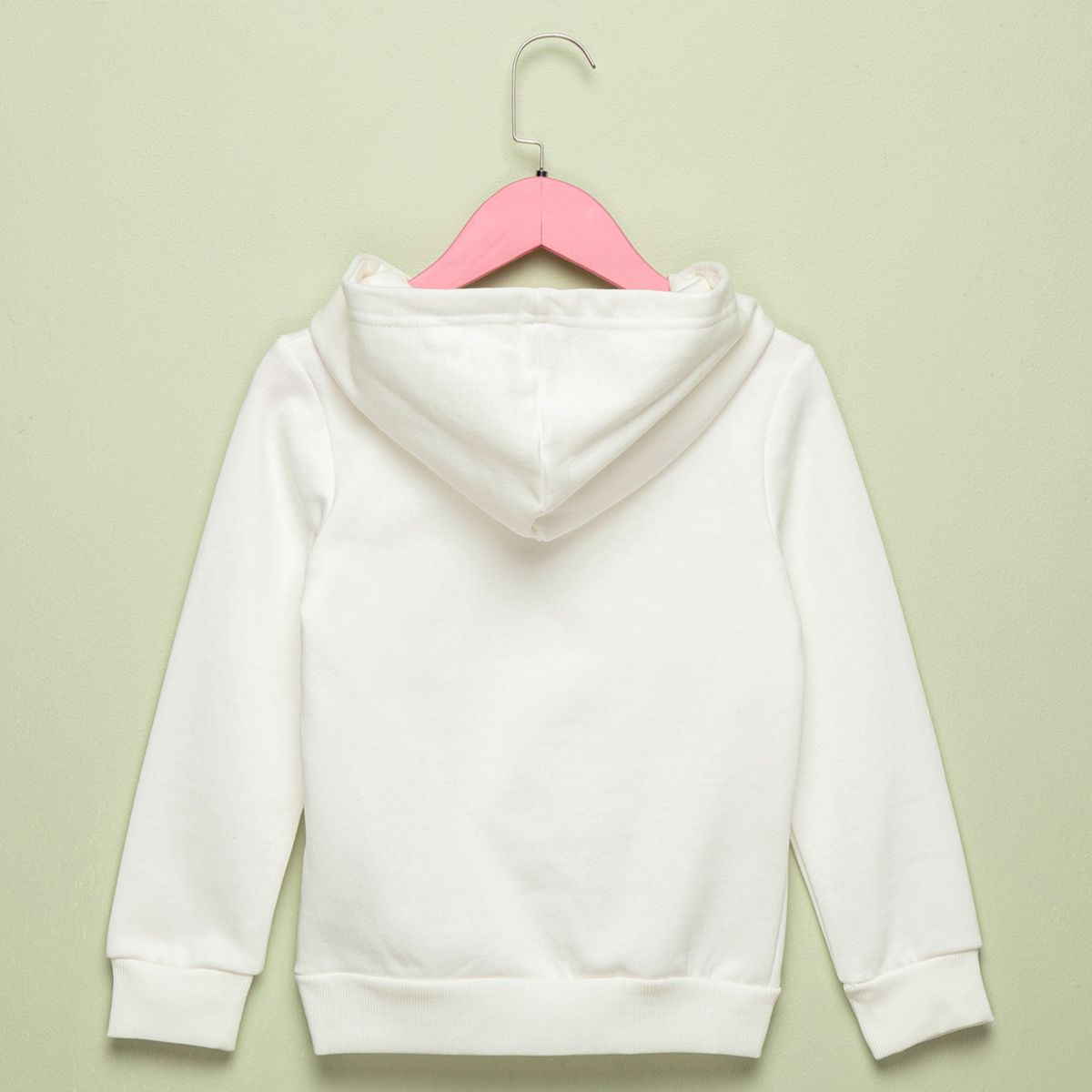 PRINCESAS - Polerón Niña Algodón Con Gorro Princesas