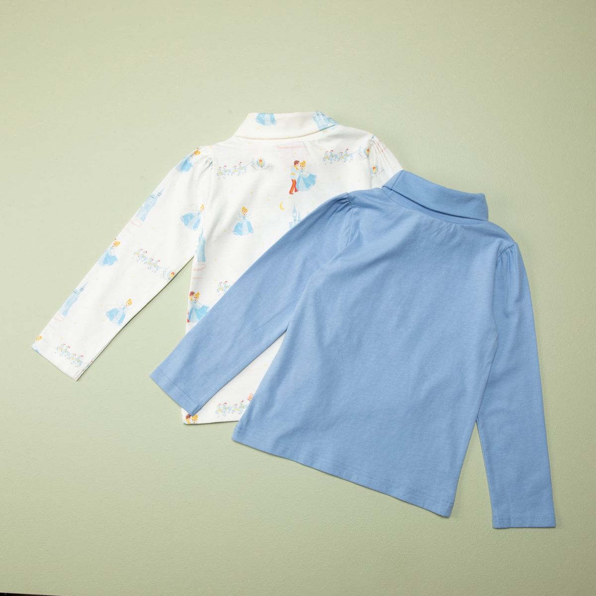 PRINCESAS - Beatle Niña Pack De 2 Unidades Algodón Con Cuello Princesas