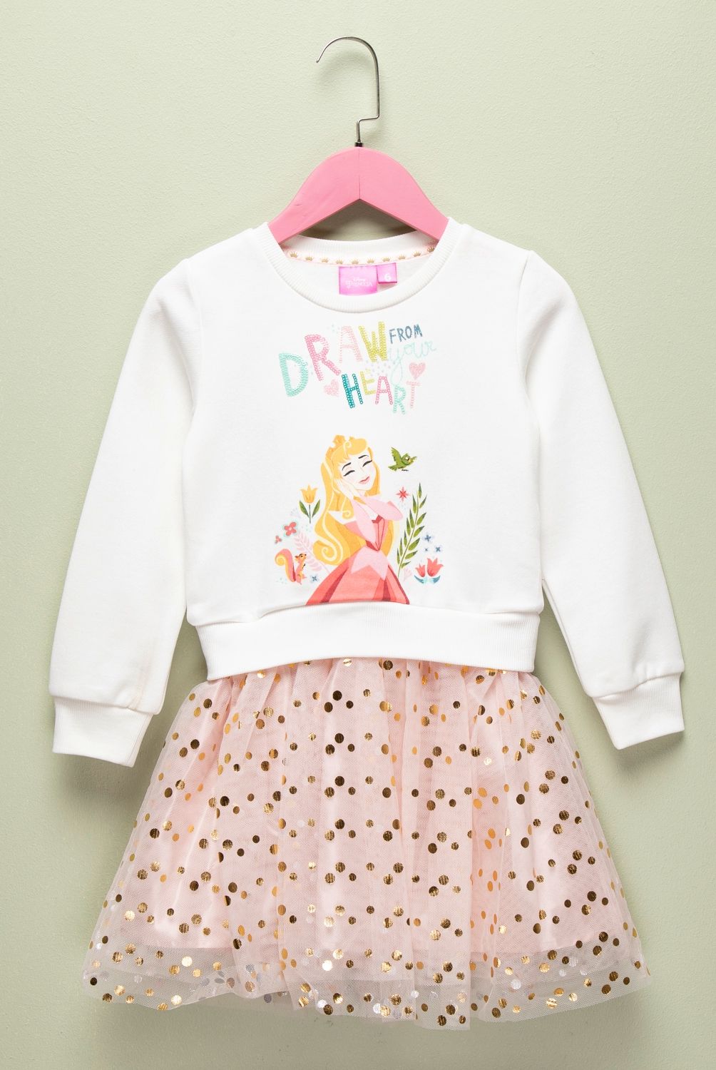 PRINCESAS - Vestido Tutú Niña Algodón Princesas