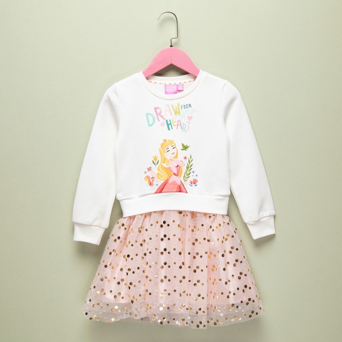 PRINCESAS - Vestido Tutú Niña Algodón Princesas