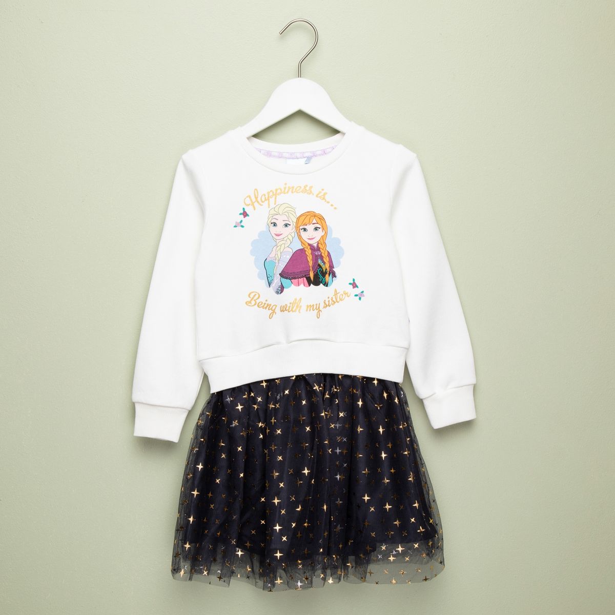 FROZEN - Vestido Tutú Niña Algodón Frozen