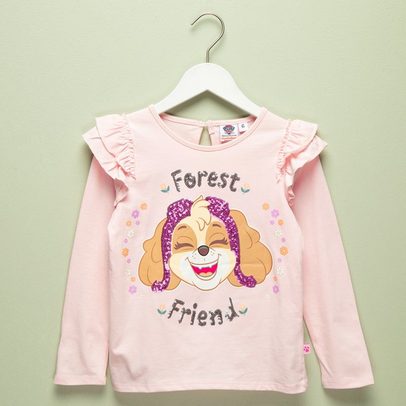 PAW PATROL - Polera Niña Algodón Paw Patrol