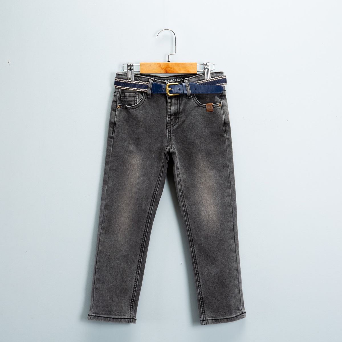 CONIGLIO - Jeans Niño Algodón Con Cinturón Coniglio