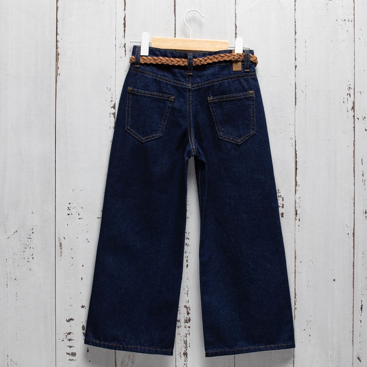 CONIGLIO - Jeans Niña Denim Con Cinturón Coniglio