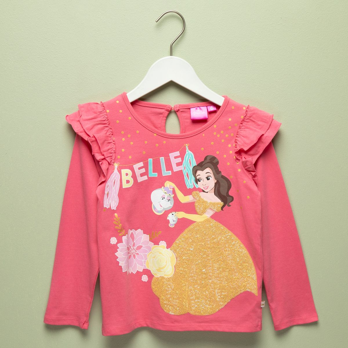 PRINCESAS - Polera Niña Algodón Princesas