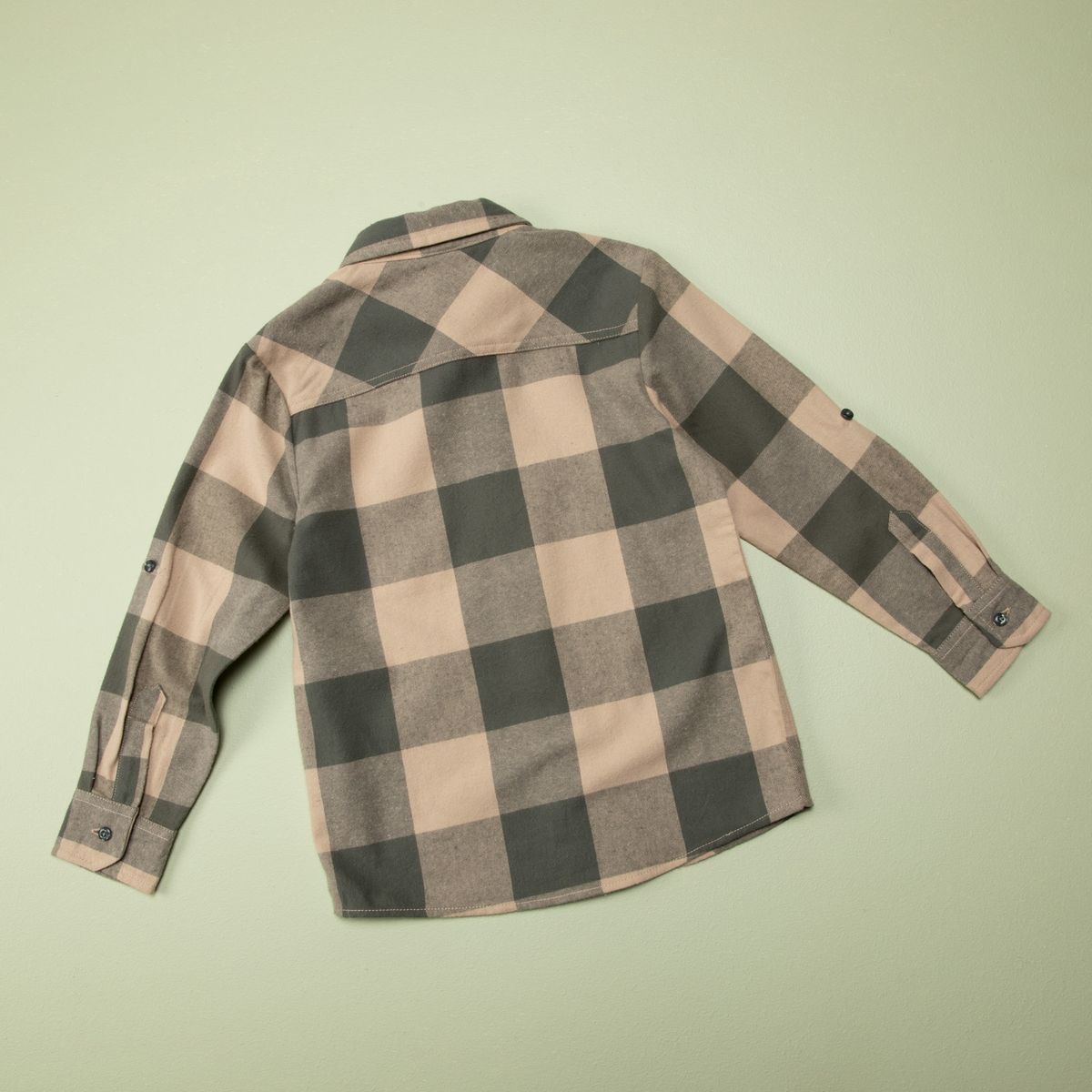 CONIGLIO - Camisa Niño Algodón Manga Remangable Coniglio