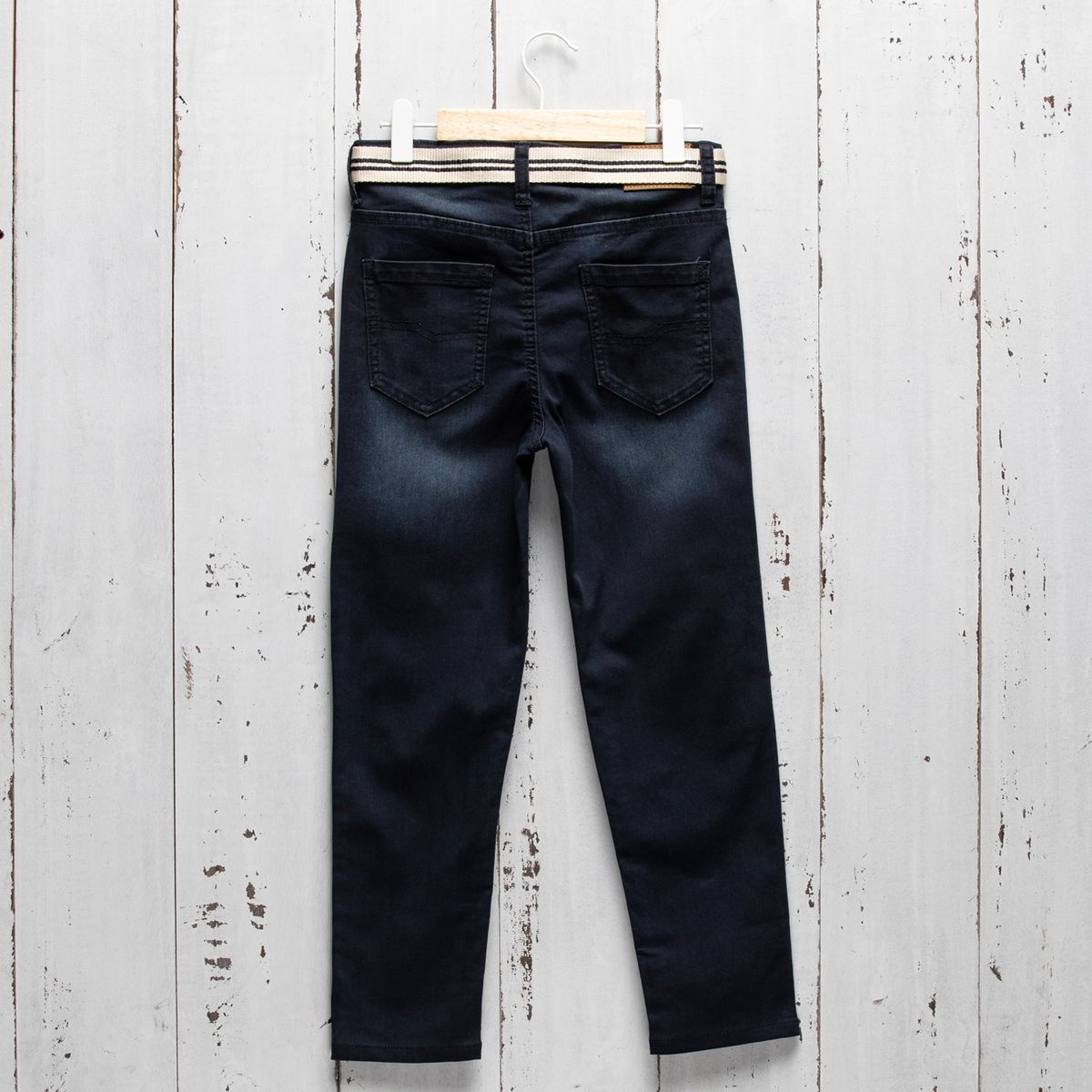 CONIGLIO - Jeans Niño Algodón Con Cinturón Coniglio