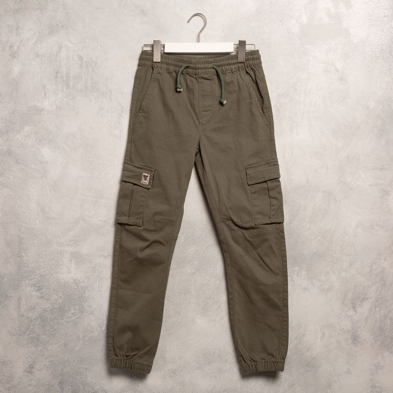 FEDERATION - Pantalón Niño Algodón Cintura Elásticada Federation