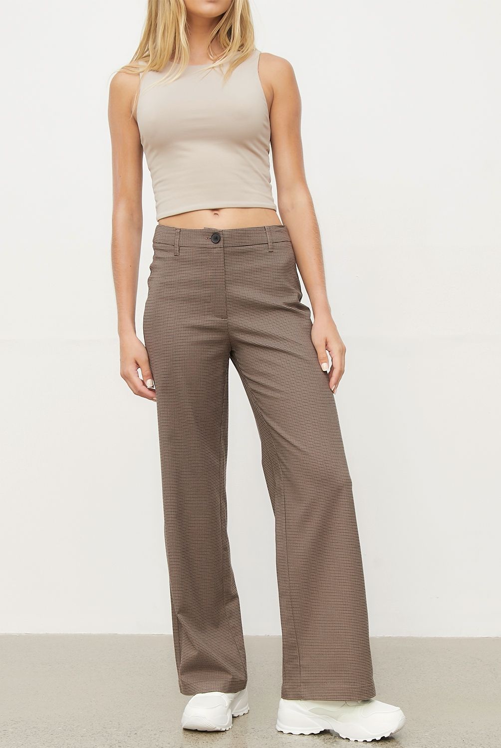SYBILLA - Pantalón Palazzo Tiro Medio Mujer Sybilla
