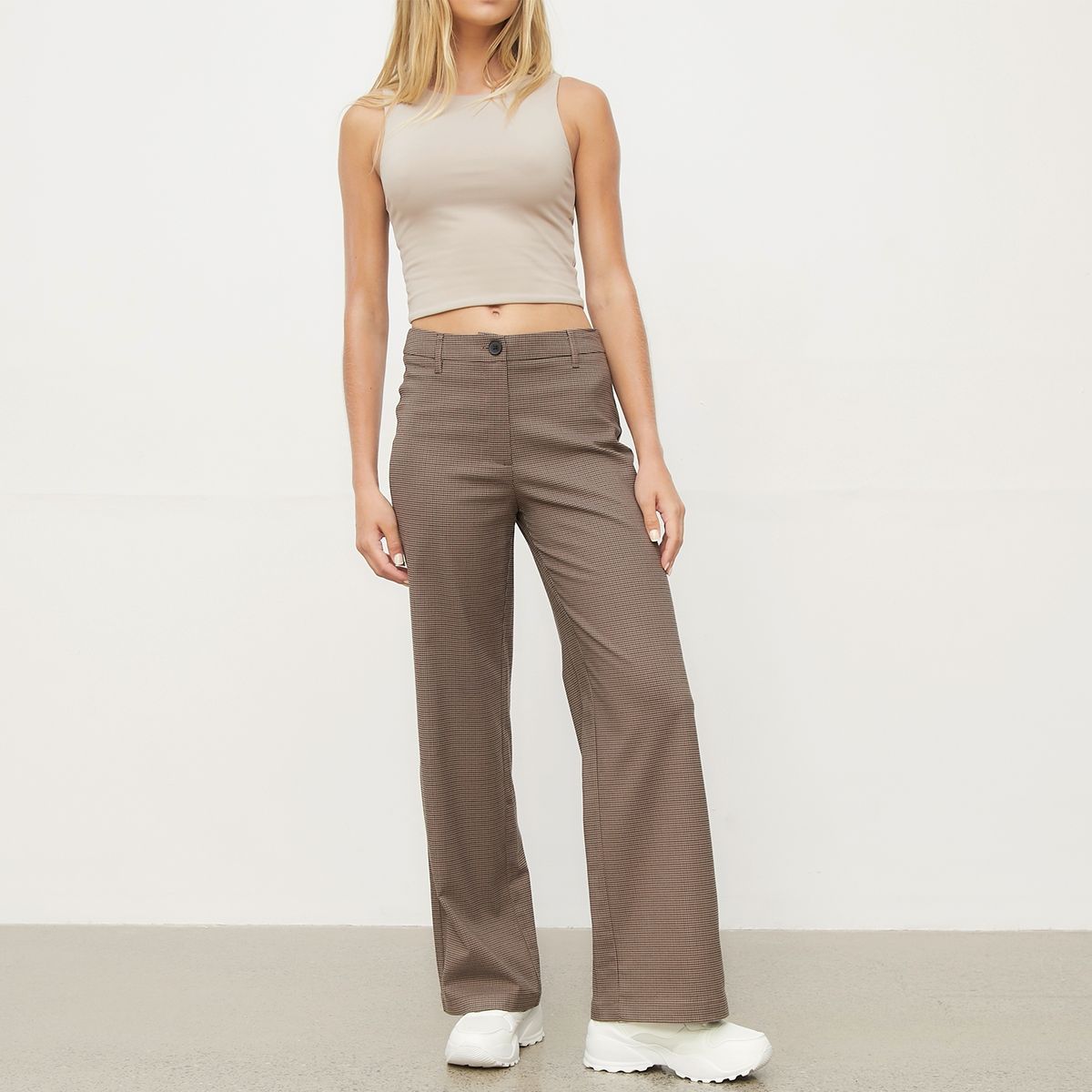 SYBILLA - Pantalón Palazzo Tiro Medio Mujer Sybilla