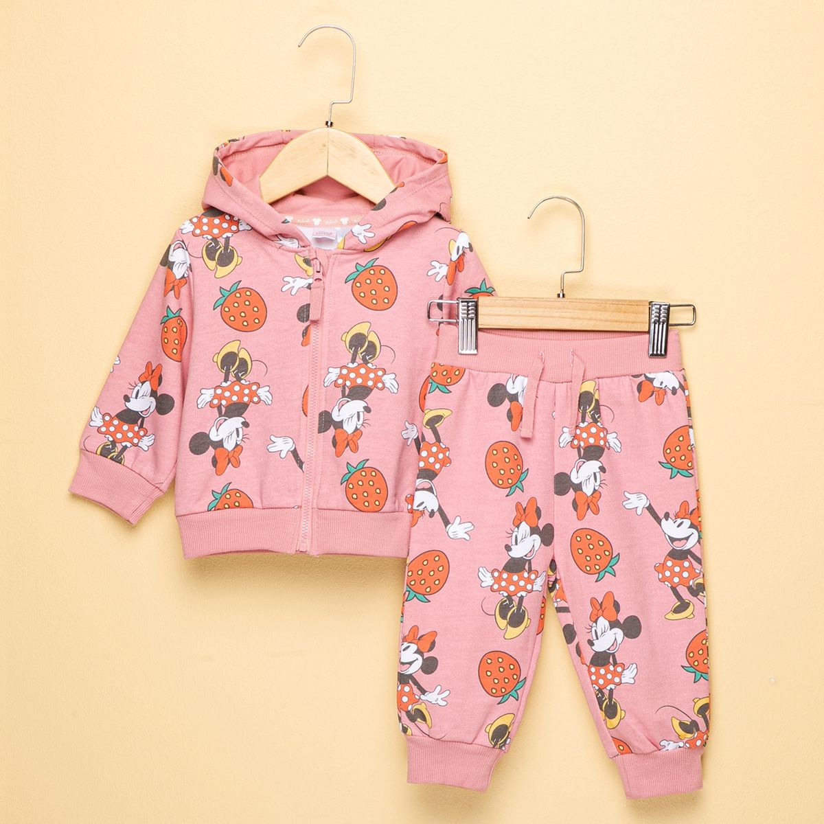 MINNIE - Conjunto Bebé Niña 2 Piezas Algodón Con Gorro Minnie