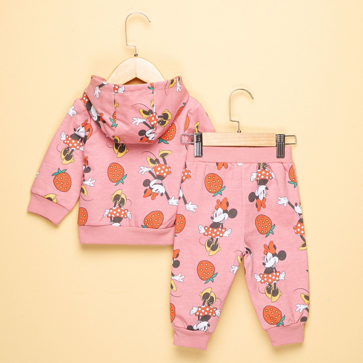 MINNIE - Conjunto Bebé Niña 2 Piezas Algodón Con Gorro Minnie