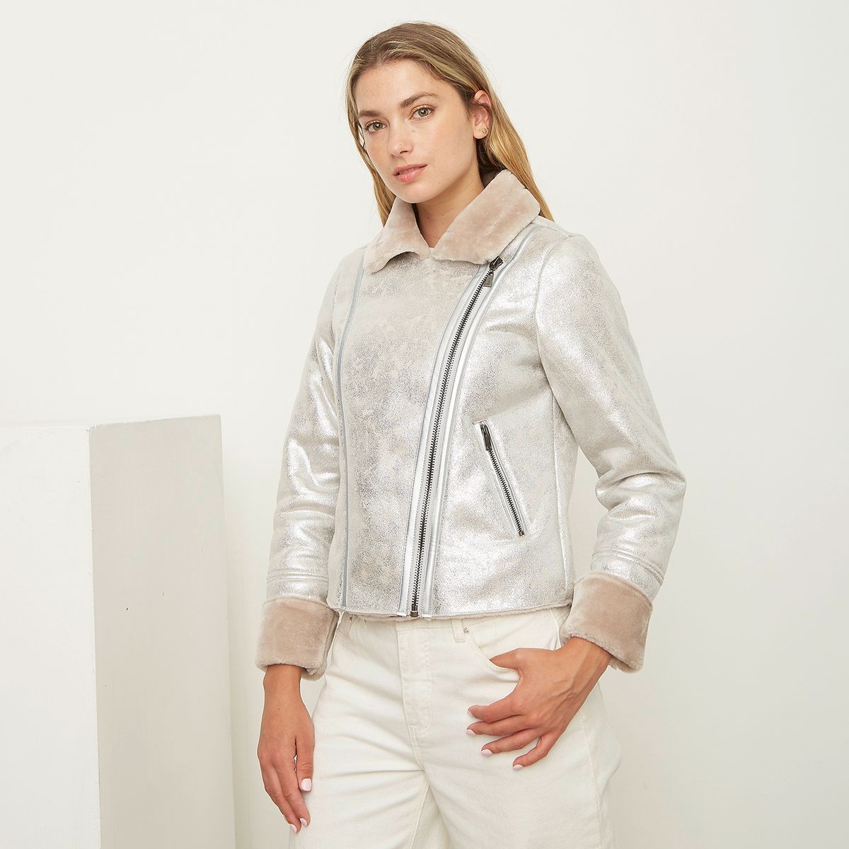 SYBILLA - Chaquetón Aviadora Mujer Sybilla