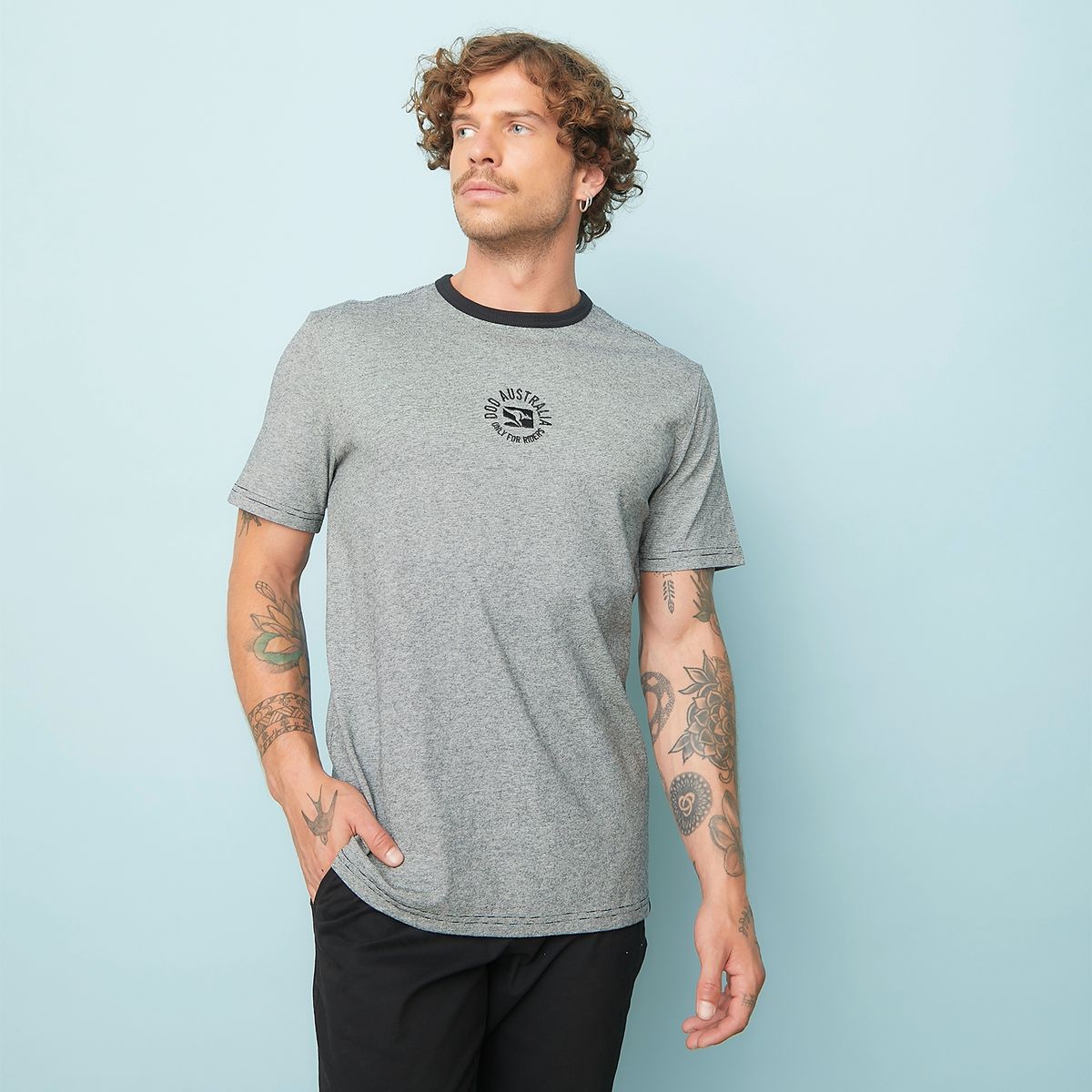 DOO AUSTRALIA - Polera Manga Corta Algodón Hombre Doo Australia